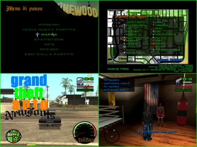 GTASA NEW FONTS